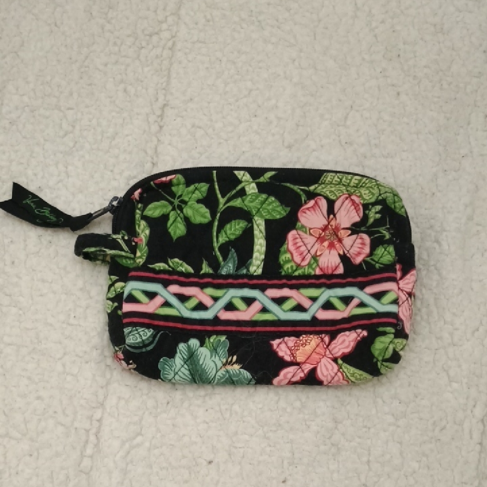 Vera Bradley Floral Makeup Bag Nwot